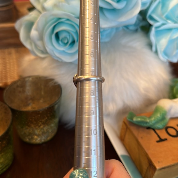 Brighton TRUE HEART Red Swarovski Crystal large faceted Heart silver Ring RARE - Picture 12 of 16